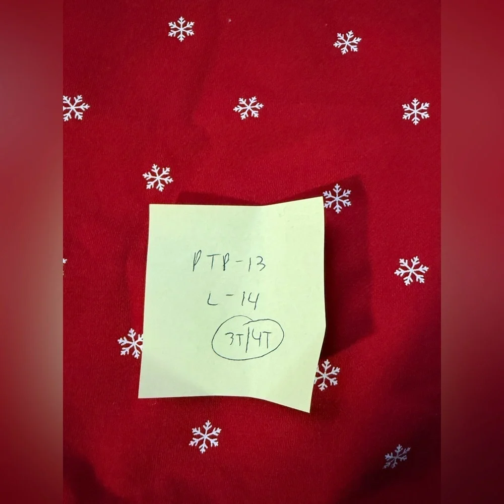 Disney Kids 4T Red White Minnie Mouse Santa Sweatshirt Winter Christmas Girls - Picture 5 of 5